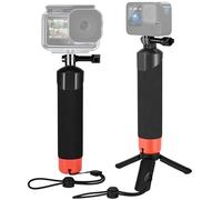 Vkesen Floating Hand Grip for GoPro, Waterproof Handle Compatible with GoPro Hero 13/12/11/10/9, DJI Osmo Action 5 Pro/4/3, AKASO EK7000 Waterproof Case - Handler Mount Accessories Kit for Water Sport