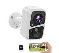 VKfoy 2K Wireless Security Camera Battery Powered Outdoor Indoor with AI Motion Detection, Full Color Night Vision, Bi Audio