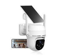 VKfoy Vicohome 2K Solar Wireless WiFi Security Cameras Outdoor, 355° PTZ