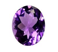 VKG GEMS Amethyst Stone 14.00 Carat Original Certified with Laboratory Report Certificate Natural Katela/Kathela/Jamunia Stone for Men and Women Gemstone Amethyst, Gemstone Amethyst