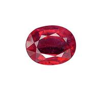 VKG GEMS Burma Ruby Stone 7.25 Ratti Lab Certified Untreated Unheated Natural Manikya Gemstone Manikya Loose Gemstone for Women & Men, Natural Lab Certified Ruby Stone