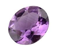 VKG GEMS Super Quality Natural Amethyst Stone 9.25 Ratti Lab Certified Earth Mind Super Quality Natural Katela/Kathela Rashi Ratna Loose Gemstone for Men and Women Gemstone