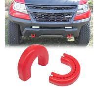 VKGUG Tow Hooks Covers Compatible with Chevy Colorado Trailboss 2015-2026/GMC Canyon 2015-2022, Front Tow Hitch Cover Red (Not fit 2023-2026 Colorado Z71 ZR2)