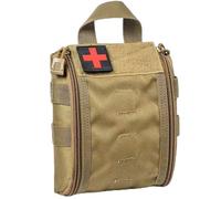 VKINGBOR Fast Medical Kit Outdoor Sports Mountaineering First Aid Kit Tactical Black Accessory Bag Tool Bag Multi-Function Waist Bag