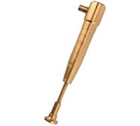 vkiopu Short And Long Style Series Large Brass Torch Gasoline Retro Cigarette,Handmade Brass Lighter,Metal Tribal Torch Kerosene Lighter,Gift For Colleagues And Parents (Color : A)