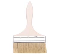 Vklopdsh 6" Wide Bristle Hair Wooden Handle Paint Brush Wall Tool