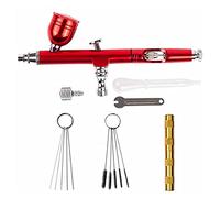 Vklopdsh 7Cc 0.3 Nozzles Airbrush with 11Pcs Set Cleaning Accessories Cake Decorating Brushes for Manicure Brush