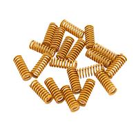 Vklopdsh 8Mm Od 20Mm Long Light Load Compression Mould Die Spring Yellow Compression Mould Die Spring for The Ender 3S Bed 20Pcs