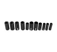 Vklopdsh 9Pcs/Set Conversion Chuck CNC Router Bit Tool Milling Cutter Collet Engraving Tool Woodworking Cutter Tool