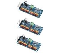 VKLSVAN 3PCS PCA9685 16 CH Channel PWM Servo Motor Driver Board Controller 12 bit IIC Interface Module for Arduino or Raspberry pi