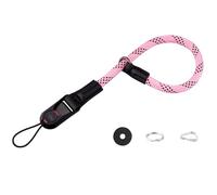 VKO Camera Wrist Strap Quick Release Hand Strap for Man Woman Photographers Camera Wrist Band Lanyard Tether Loop Cord for SLR DSLR Digital Mirrorless Camera(Pink Black)