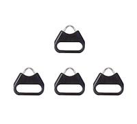 VKO Lug Ring Camera Strap Triangle Split Ring Hook + Plastic Cap for D-SLR Rangefinder Mirrorless Camera W/Round Eyelet 12mm(2 Pair)