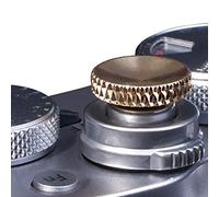 VKO Metal Soft Shutter Release Button,Delicate Camera Shutter Button Knurled Shape Golden(2-Pack)