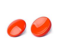 VKO Orange Metal Soft Shutter Release Button,Delicate Camera Shutter Button 11mm Concave 10mm Convex Surface(2 Pack)