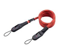VKO Quick Release Camera Neck Shoulder Strap for Street Photographers | 116cm Nylon Rope Vintage Adjustable Crossbody for SLR DSLR Digital Mirrorless Camera(Red Black)