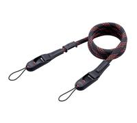 VKO Quick Release Camera Neck Shoulder Strap for Street Photographers | 116cm Nylon Rope Vintage Adjustable Crossbody for SLR DSLR Digital Mirrorless Camera(Black Red)