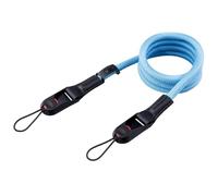 VKO Quick Release Camera Neck Shoulder Strap for Street Photographers | 116cm Nylon Rope Vintage Adjustable Crossbody for SLR DSLR Digital Mirrorless Camera(Lake Blue)