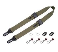 VKO Quick Release Camera Strap,Quick Adjust UltraLight Comfortable Camera Straps for Man Woman Photographers(4'11"to 6'5") Full-frame DSLR SLR Camera Neck Shoulder Strap 38mm(Green)