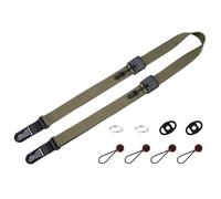 VKO Quick Release Camera Strap,Quick Adjust UltraLight Comfortable Camera Straps for Man Woman Photographers(4'11"to 6'5") Film SLR APS-C DSLR Mirrorless Camera Neck Shoulder Strap 25mm(Green)