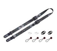 VKO Quick Release Camera Strap,Quick Adjust UltraLight Comfortable Camera Straps for Man Woman Photographers(4'11"to 6'5") Film SLR APS-C DSLR Mirrorless Camera Neck Shoulder Strap 25mm(Camo-green)