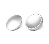 VKO Silver Metal Soft Shutter Release Button,Delicate Camera Shutter Button 11mm Concave 10mm Convex Surface(2 Pack)