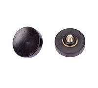 VKO Wood Soft Shutter Release Button,Delicate Camera Shutter Button 12mm Concave Surface Black(Wood Grain Random)