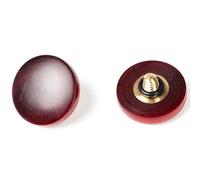 VKO Wood Soft Shutter Release Button,Delicate Camera Shutter Button 12mm Convex Surface Red 1 PCS (Wood Grain Random)