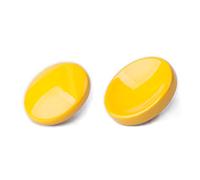 VKO Yellow Metal Soft Shutter Release Button,Delicate Camera Shutter Button 11mm Concave 10mm Convex Surface(2 Pack)