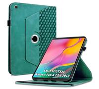 Vkooer 360° Rotating Case Compatible with Samsung Galaxy Tab A 10.1 2019 (SM-T510/T515/T517) 360° Rotatable Multi-Angle PU Leather Protective Case with Stand Function for Galaxy Tab A 10.1 Inches