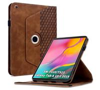 Vkooer 360° Rotating Case Compatible with Samsung Galaxy Tab A 10.1 2019 (SM-T510/T515/T517) 360° Rotatable Multi-Angle PU Leather Protective Case with Stand Function for Galaxy Tab A 10.1 Inches