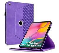 Vkooer 360° Rotating Case Compatible with Samsung Galaxy Tab A 10.1 2019 (SM-T510/T515/T517) 360° Rotatable Multi-Angle PU Leather Protective Case with Stand Function for Galaxy Tab A 10.1 Inches