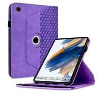 Vkooer 360° Rotating Case Compatible with Samsung Galaxy Tab A8 10.5 SM-X200/X205/X207 360° Rotatable Multi-Angle PU Leather Protective Case with Stand Function for A8 10.5 Inch 2021, Purple