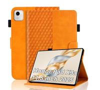 Vkooer Case for honor pad X9a 11.5 inch 2025 Premium PU Leather Folio Cover with Multi Angle Viewing Stand and Card Slots Smart Shell for Honor Pad X9a Tablet, Orange