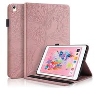 Vkooer Case for iPad 6th/5th Generation 9.7 inch iPad 2018/2017, ipad Air 2/Air 1 Premium PU Leather Folio Cover with Auto Sleep/Wake Multi Angle Stand - Rose gold
