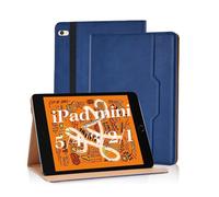 Vkooer Case for iPad Mini 5th Generation 2019 7.9 inch - iPad Mini 4/3/2/1 /1 PU Leather Folio Flip Cover Multi-Angle Viewing Smart Stand Cover with Pocket Auto Wake/Sleep - Blue