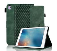 Vkooer Case for iPad Pro 9.7 2016 (Model: A1673 A1674 A1675) Premium PU Leather Folio Cover Smart Shell with Auto Sleep/Wake Multi Angle Viewing Stand for iPad Pro 9.7" 2016 Tablet, Dark green