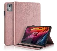 Vkooer Case for Lenovo Tab M11 Plus/Lenovo Tab K11 Plus 11.5 inch 2024 PU Leather Folio Folding Stand Cover with Card Pocket Multi-Angle Viewing for Lenovo Tab M11 Plus 2024 Tablet - Rose gold