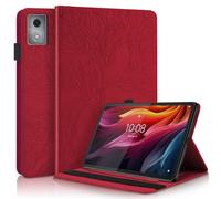 Vkooer Case for Lenovo Tab M11 Plus/Lenovo Tab K11 Plus 11.5 inch 2024 PU Leather Folio Folding Stand Cover with Card Pocket Multi-Angle Viewing for Lenovo Tab M11 Plus 2024 Tablet - Red