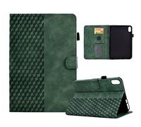 Vkooer Case for Lenovo Tab P11 2nd Gen 11,5 inch 2022 (TB350FU/TB350XU) Leather Folio Cover with Multi Angle Viewing Fit Lenovo Tab P11 Gen 2 Tablet, Dark green