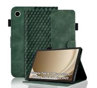Vkooer Case for Samsung Galaxy Tab A11 Plus 2025 (11 Inch)/A9 Plus 2023 PU Leather Folio Cover with Multi Angle Viewing Stand and Card Slots Smart Shell for Galaxy Tab A11 Plus 2025,Dark green