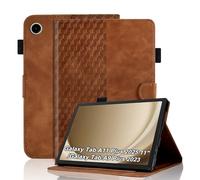 Vkooer Case for Samsung Galaxy Tab A11 Plus 2025 (11 Inch)/A9 Plus 2023 PU Leather Folio Cover with Multi Angle Viewing Stand and Card Slots Smart Shell for Galaxy Tab A11 Plus 2025,Brown