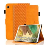 Vkooer Case for Samsung Galaxy Tab A7 Lite 8.7 inch 2021 (SM-T220/T225) Leather Folio Cover with Multi Angle Viewing Stand Card Holder Tablet Shell fit Galaxy Tab A7 Lite, Orange