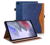 Vkooer Case for Samsung Galaxy Tab A7 Lite 8.7 inch 2021 (SM-T220/T225) PU Leather Samsung Tab A7 Lite Tablet Protective Cover Folio Case with Stand Card Holder-Dark blue