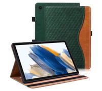 Vkooer Case for Samsung Galaxy Tab A8 10.5 inch 2022/2021 (SM-X200/X205/X207) PU Leather Folio Protective Cover with Auto Sleep/Wake Samsung Tab A8 10.5 Stand Shell - Dark green