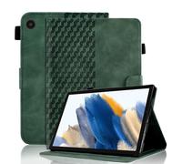 Vkooer Case for Samsung Galaxy Tab A8 10.5 inch 2022 (SM-X200/X205) Leather Folio Cover with Auto Sleep/Wake Multi Angle Viewing Stand Smart Shell Fit Galaxy Tab A8 Tablet, Dark green
