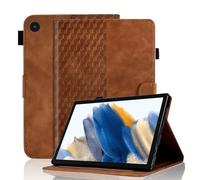 Vkooer Case for Samsung Galaxy Tab A8 10.5 inch 2022 (SM-X200/X205) Leather Folio Cover with Auto Sleep/Wake Multi Angle Viewing Stand Smart Shell Fit Galaxy Tab A8 Tablet, Brown