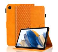 Vkooer Case for Samsung Galaxy Tab A8 10.5 inch 2022 (SM-X200/X205) Leather Folio Cover with Auto Sleep/Wake Multi Angle Viewing Stand Smart Shell Fit Galaxy Tab A8 Tablet, Orange