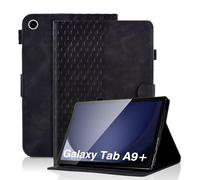 Vkooer Case for Samsung Galaxy Tab A9 Plus (11 inch) 2023 SM-X210/X215/X216 [Auto Sleep/Wake] PU Leather Folio Flip Cover with Multi Viewing for Samsung Tab A9+Plus - Black