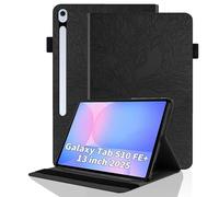Vkooer Case for Samsung Galaxy Tab S10 FE+ 13 Inch 2025 Protective Case, Premium PU Leather with Stand Function and Card Slot, Folio Case Cover Case with Auto Sleep/Wake, Black