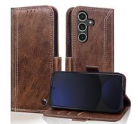 Vkooer Mobile Phone Case for Samsung Galaxy S24 FE 5G Case, Premium Leather Protective Case [Foldable Stand Card Slot] [RFID Protection] Flip Case for Galaxy S24 FE 5G Flip Case Wallet Case Cover,